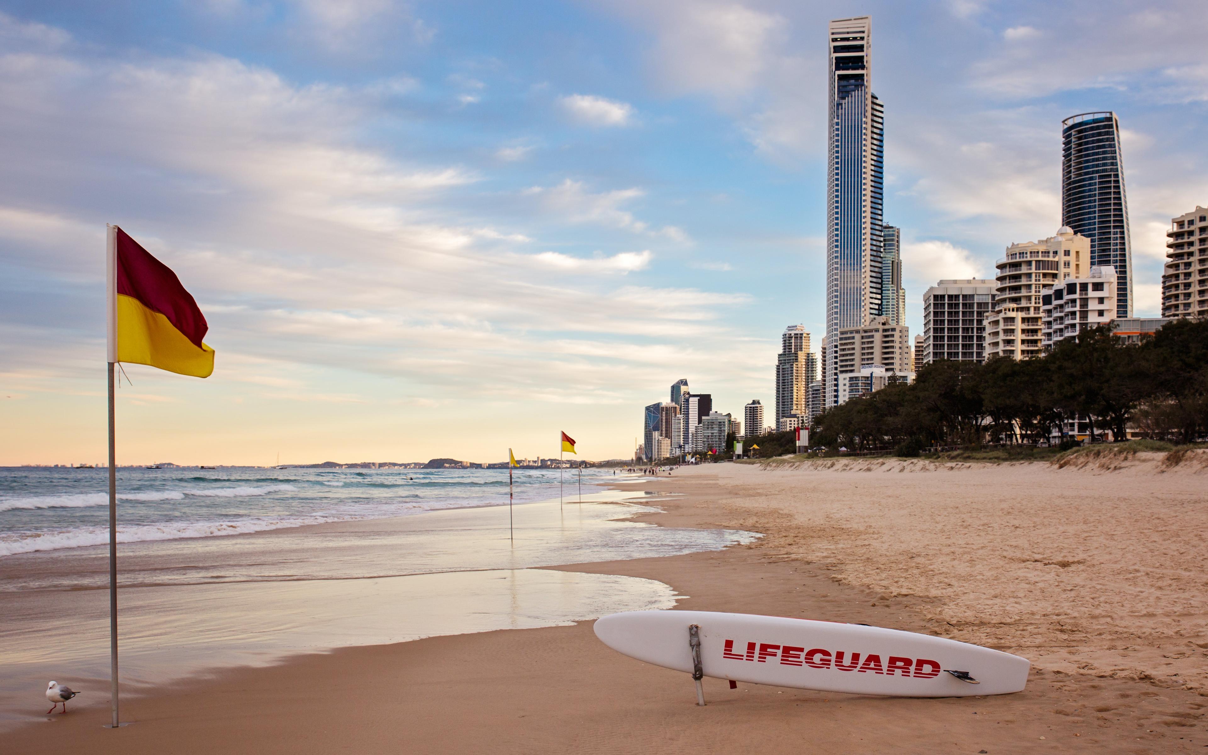 Surfing at Surfers Paradise